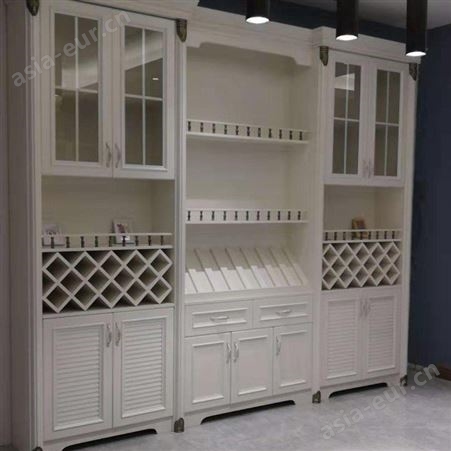 大型家用红酒柜收藏柜 铝合金室内多层隔板酒柜 百和美
