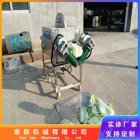 商用果蔬切分机 全自动泡菜切半机器 净菜加工厂用果蔬分半设备