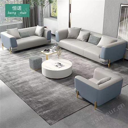 搏德森意式轻奢沙发组合美式头层真/皮沙发大小户型现代简约直排客厅沙发厂家