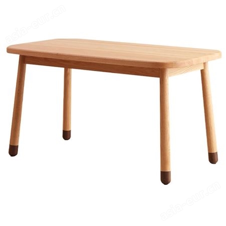 搏德森北欧风格实木餐桌家用小户型饭桌现代简约长方形原木风餐桌椅家用