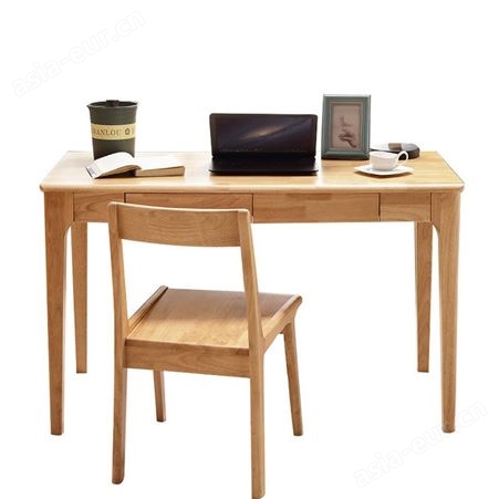 搏德森北欧实木书桌工程单小学生家用写字桌小户型简约民宿台式电脑桌子