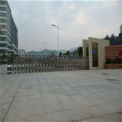 折叠大门维修 学校安全小区 北京羿尧门业 LZ88种类齐全